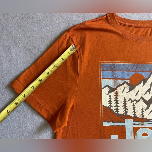 Jeep Wrangler Men’s T-shirt Orange Size Small Short Sleeve - Picture 5 of 6